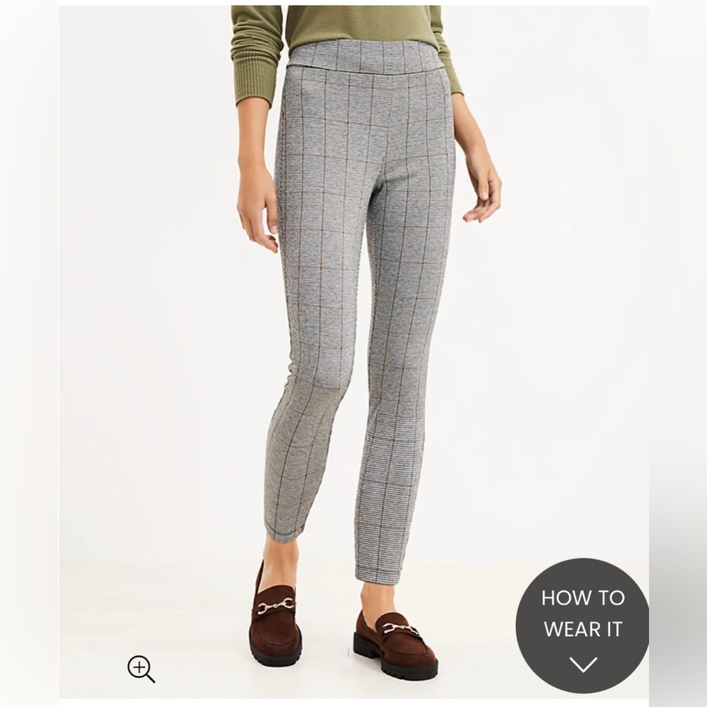 LOFT Plaid Leggings